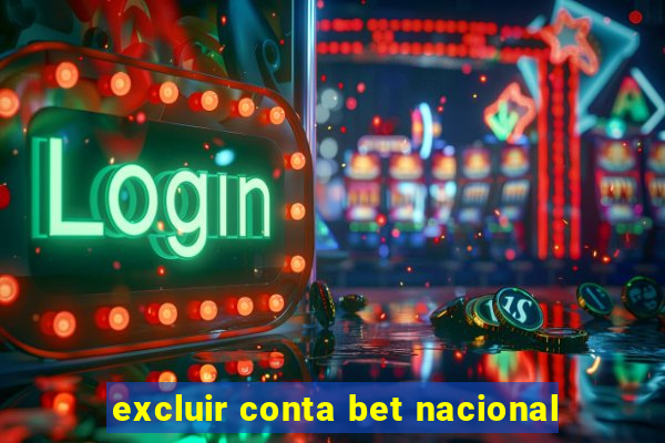 excluir conta bet nacional